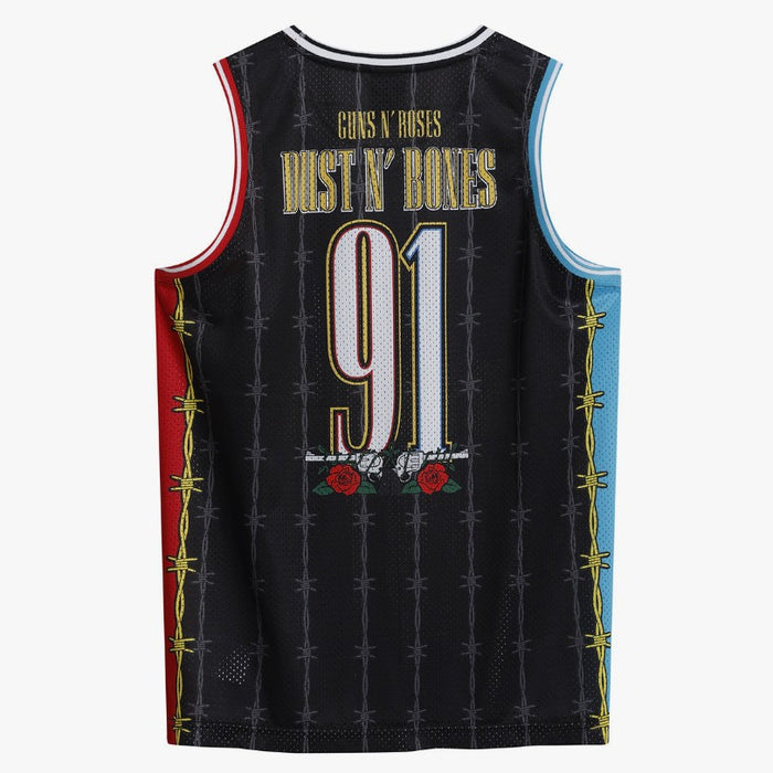 Guns N Roses Dust N Bones Charcoal Basketball Vest XXXL T-Shirt