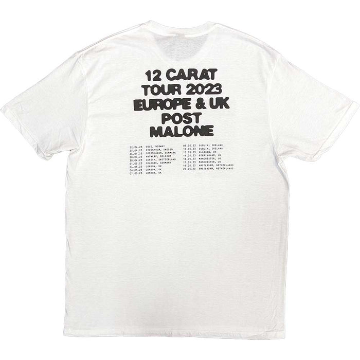 Post Malone Inflatable Butterfly 2023 Tour White Large T-Shirt