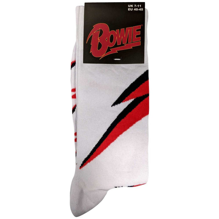 David Bowie Unisex Ankle Socks: Flash (Uk Size 7 - 11)