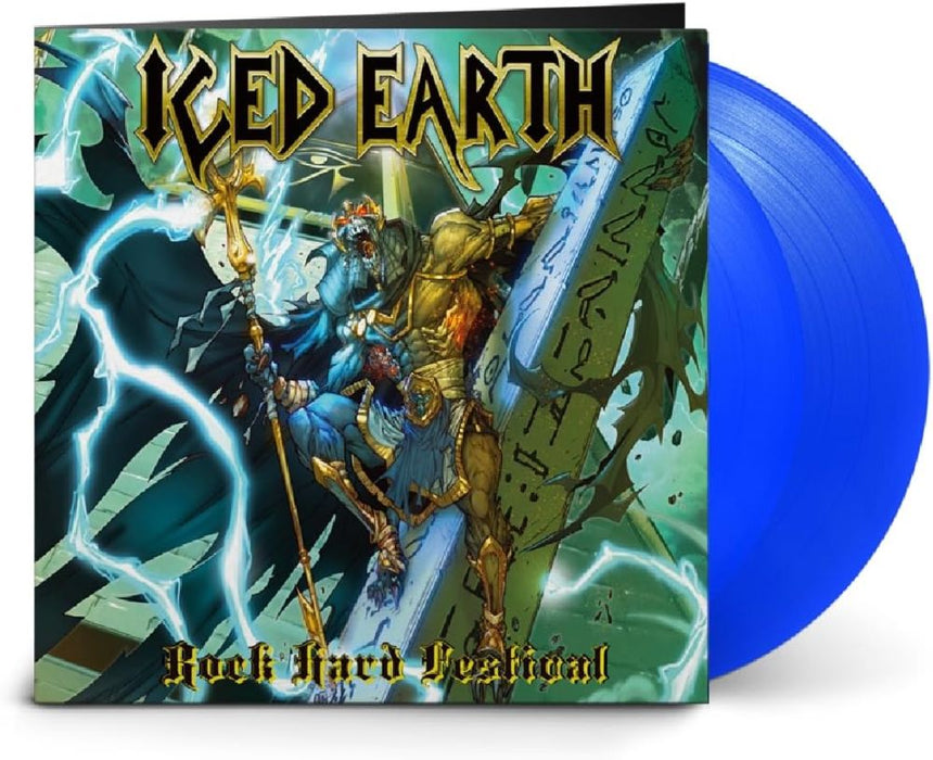 Iced Earth Rock Hard Festival Vinyl LP Transparent Blue Vinyl 2025