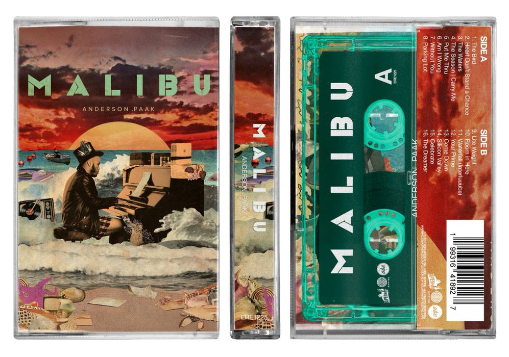 Anderson .Paak Malibu (10 Year Anniversary) Cassette Tape Due Out 17/04/26