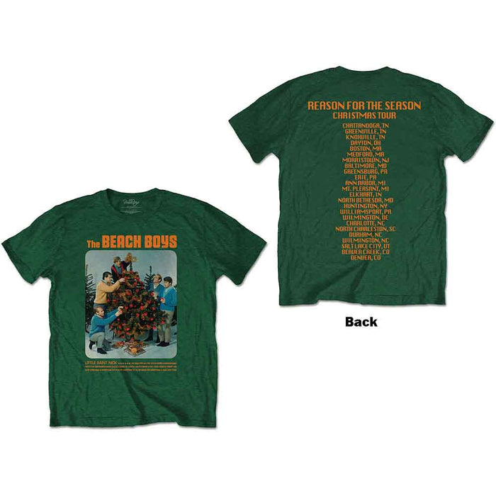 The Beach Boys Christmas Album Green Medium T-Shirt