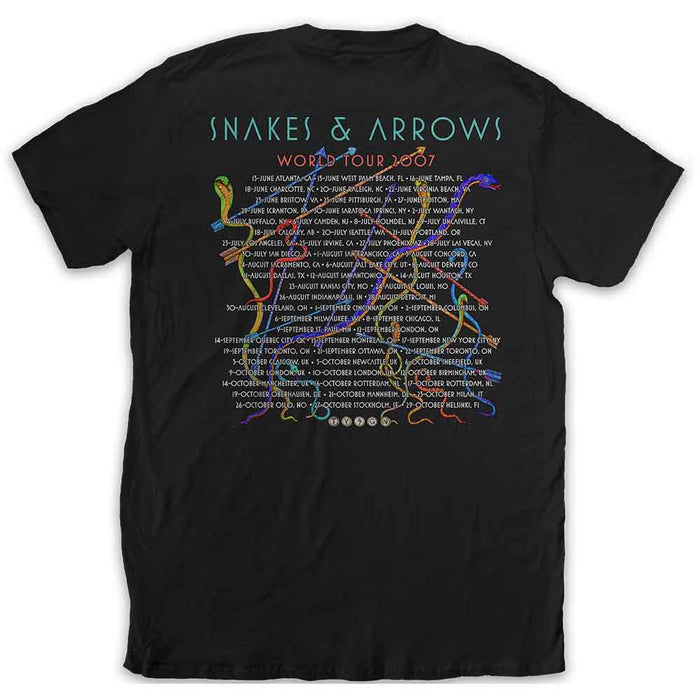 Rush Snakes & Arrows Tour Black Large T-Shirt