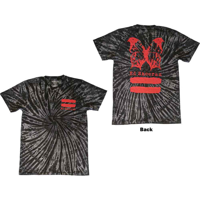 Ed Sheeran Red Equals Butterfly Black XX-Large T-Shirt