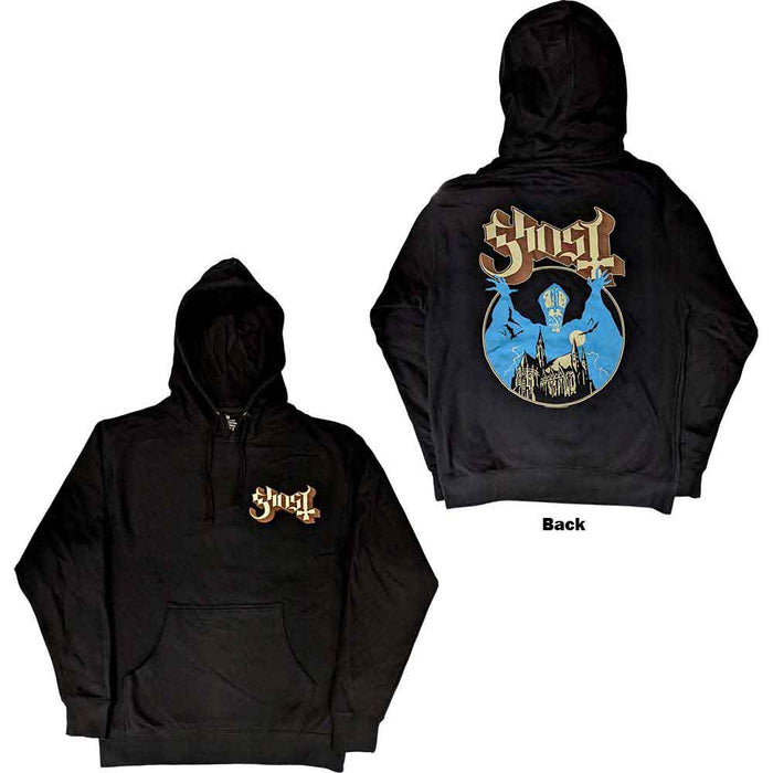 Ghost Logo Black Small Hoodie