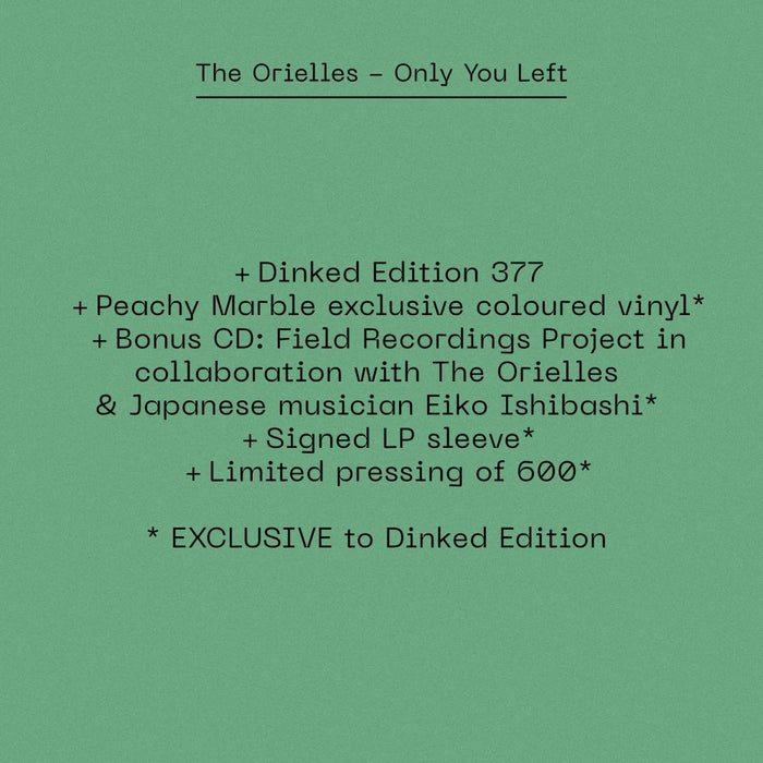 The Orielles Only You Left Vinyl LP 2026 Ltd Dinked Edition #377