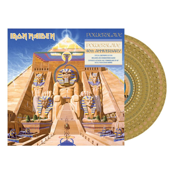 Iron Maiden Powerslave Vinyl LP Zoetrope Colour 2024