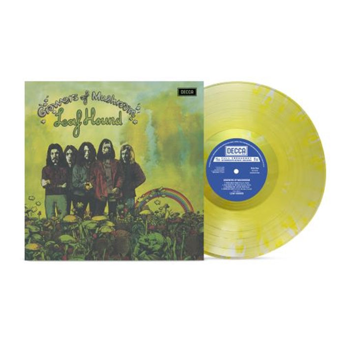 Leaf Hound Grower Of Mushrooms Vinyl LP Splatter Cloudy Yellow Colour RSD 2024