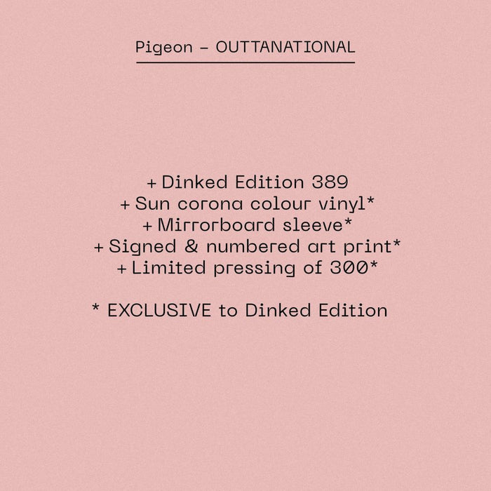 Pigeon OUTTANATIONAL Vinyl LP 2026 Ltd Dinked Edition #389