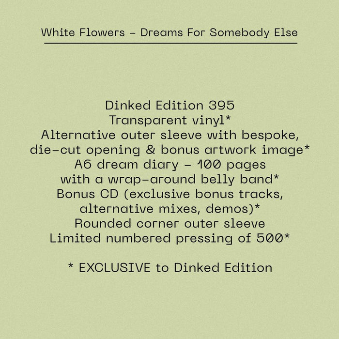 White Flowers Dreams For Somebody Else Vinyl LP 2026 Ltd Dinked Edition #395