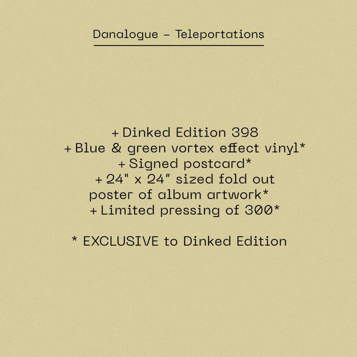 Danalogue Teleportations Vinyl LP 2026 Ltd Dinked Edition #398