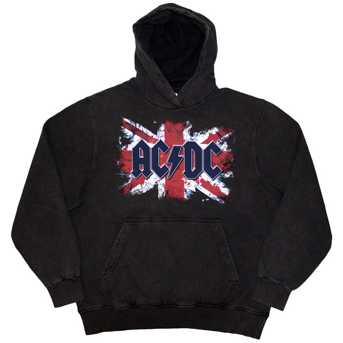 AC/DC Flag Charcoal Grey Small Hoodie