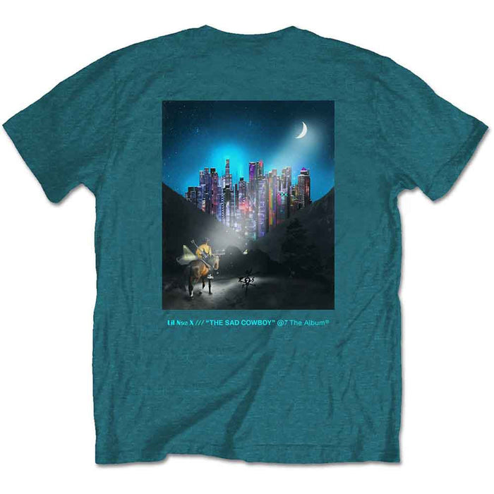 Lil Nas X Album Turquoise Blue XX-Large T-Shirt