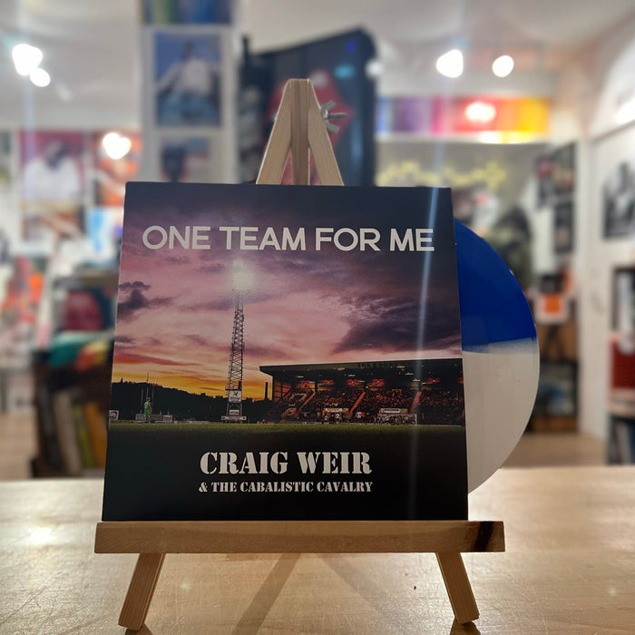 Craig Weir & The Cabalistic Cavalry One Team For Me 7" Vinyl Single Blue & White Colour 2025
