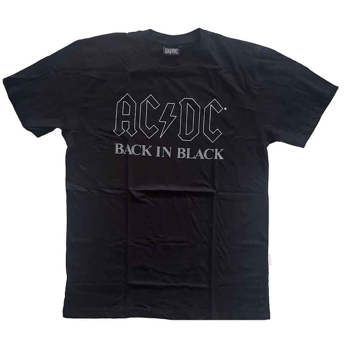 AC/DC Back In Black Black Large T-Shirt