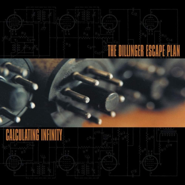 The Dillinger Escape Plan Calculating Infinity Vinyl LP Halloween Orange, Metallic Silver and Black Tri Colour 2024