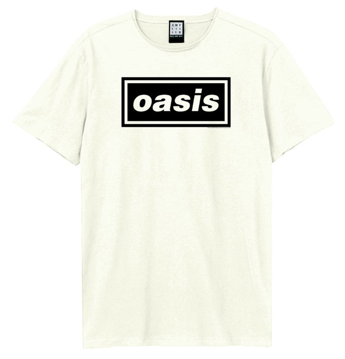 Oasis Black Logo White X-Large T-Shirt
