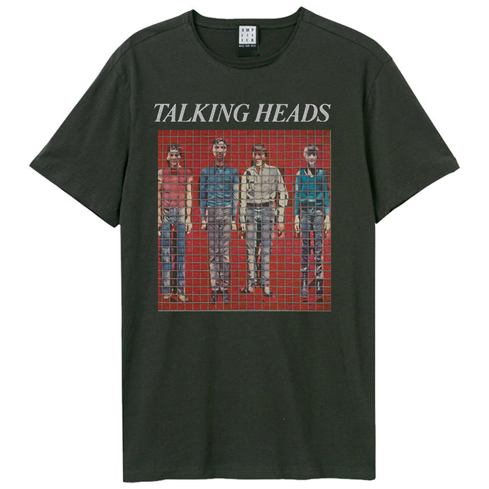 Talking Heads Buildings And Food Amplified Charcoal Small Unisex T-Shirt