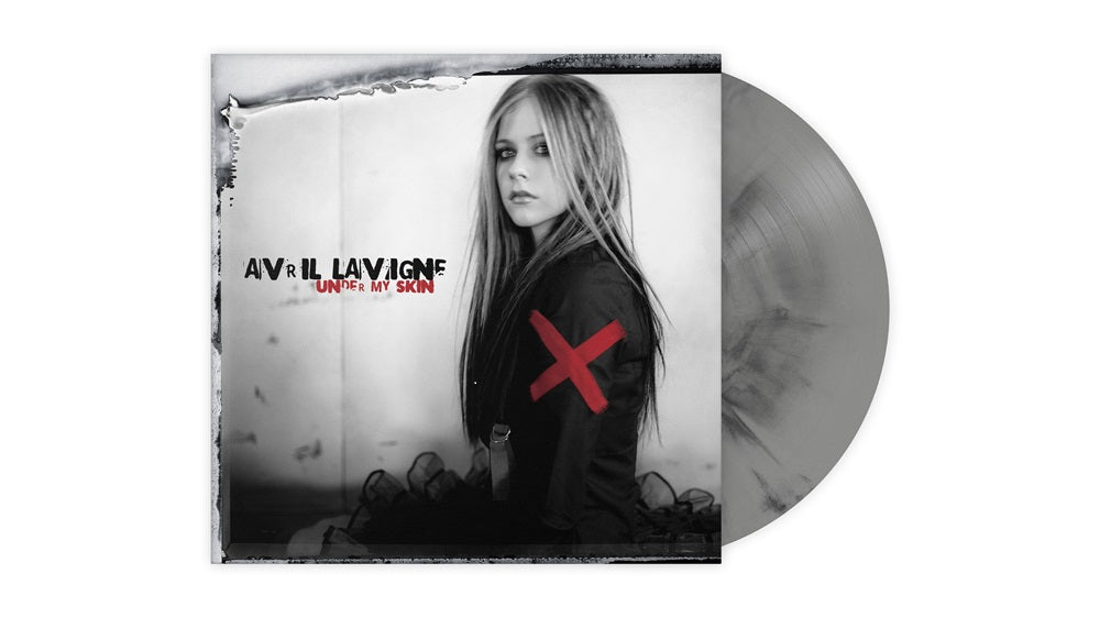 Avril Lavigne Under My Skin Silver/Grey & Black Marble LP 2024