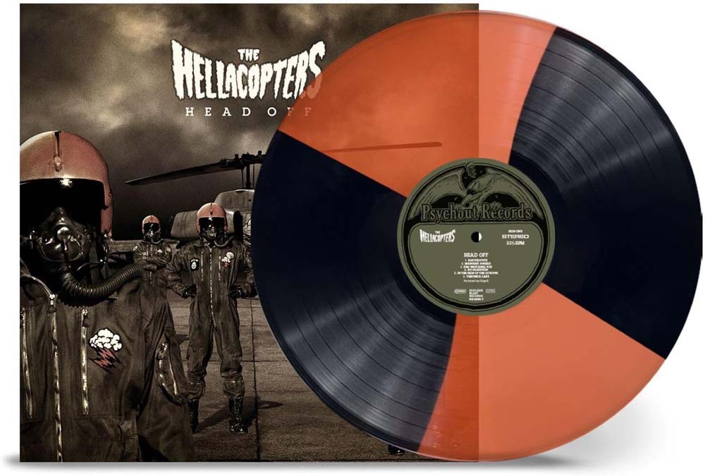 The Hellacopters Head Off Vinyl LP Transparent Orange & Black Rotor Colour 2024