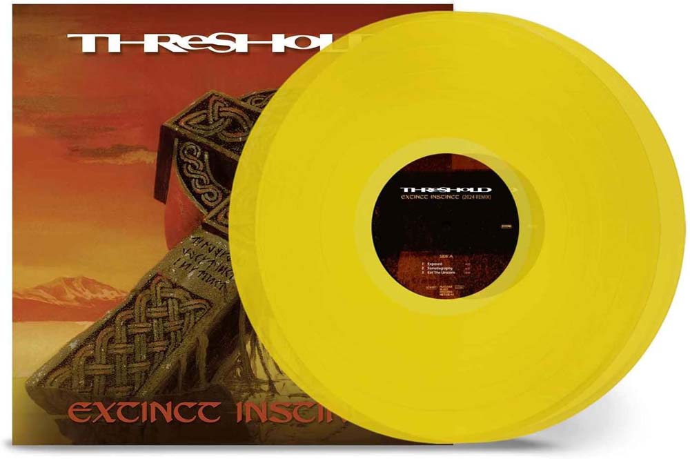 Threshold Extinct Instinct Vinyl LP Transparent Yellow Colour Due Out 27/09/24