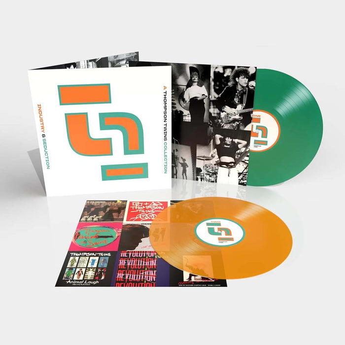 Thompson Twins Industry & Seduction: A Thompson Twins Collection Vinyl LP Transparent Green & Transparent Orange Colour 2025