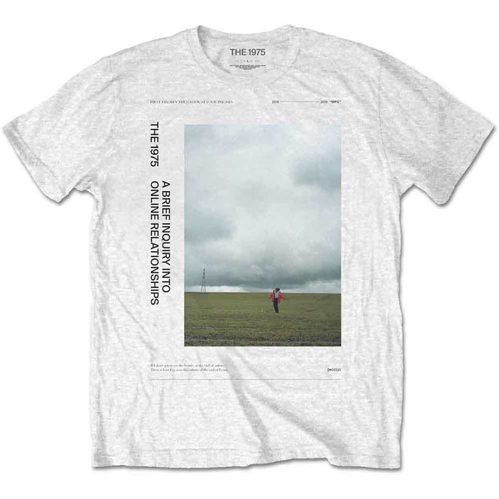 The 1975 ABIIOR Side Fields White Small T-Shirt