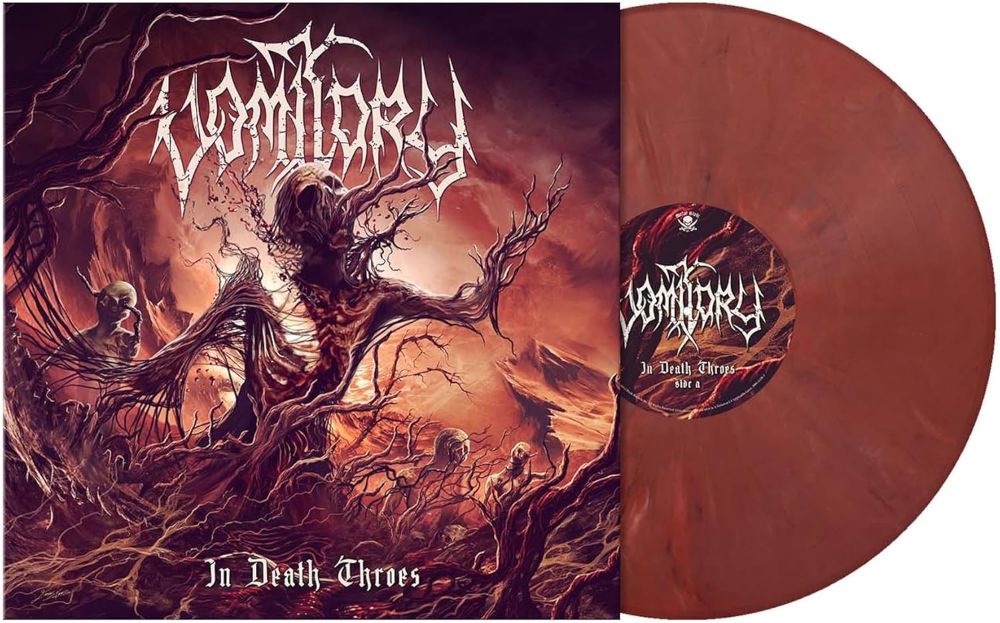 Vomitory In Death Throes Dark Vinyl LP Rose Marbled Colour 2026
