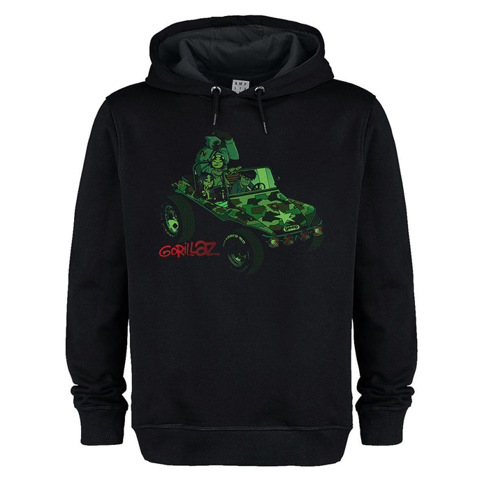 Gorillaz Geep Amplified Vintage Black XX-Large Unisex Hoodie