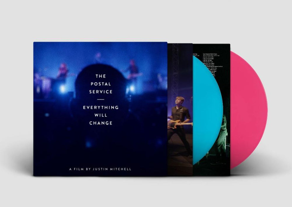 The Postal Service Everything Will Change Vinyl LP Light Blue & Pink Colour 2023