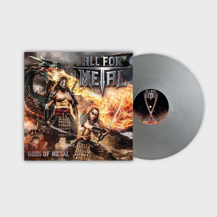 All For Metal Gods Of Metal (Year Of The Dragon) Vinyl LP Silver Colour 2024
