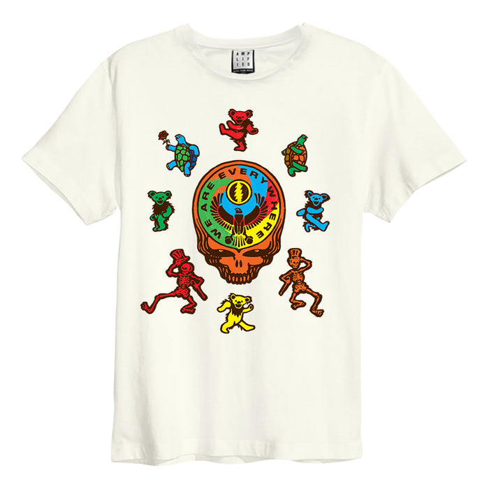 Grateful Dead We Are Everywhere Amplified White Small Unisex T-Shirt
