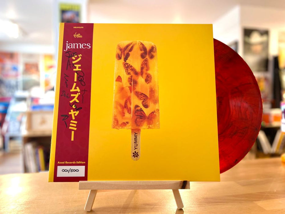 James Yummy Vinyl LP Signed Assai Obi Edition Red Marble Colour 2024
