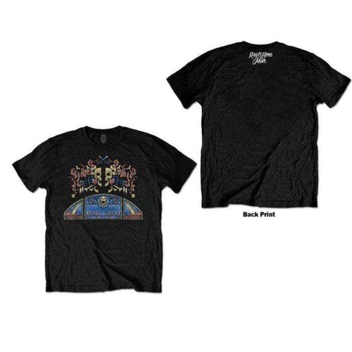 Rag n Bone Man Coloured Graveyard Black XXL Unisex T-Shirt