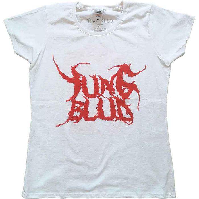 Yungblud Deadhappy White Ladies Large T-Shirt