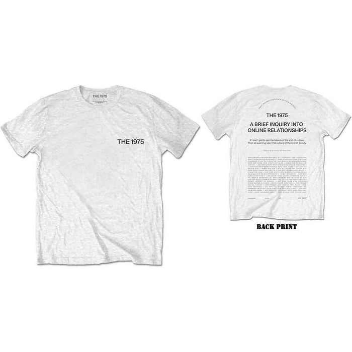 The 1975 ABIIOR Welcome Welcome White Small T-Shirt