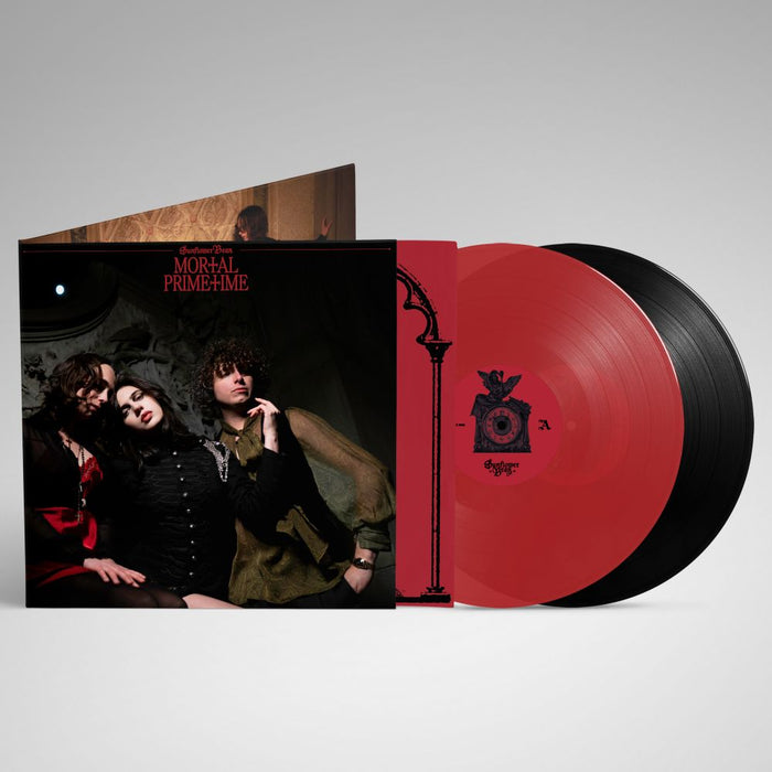 Sunflower Bean Mortal Primetime Vinyl LP Indies Transparent Red Colour  + Bonus 12" Due Out 25/04/25