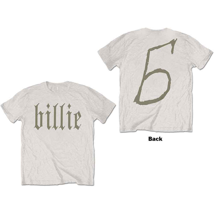 Billie Eilish Billie 5 Natural Small T-Shirt