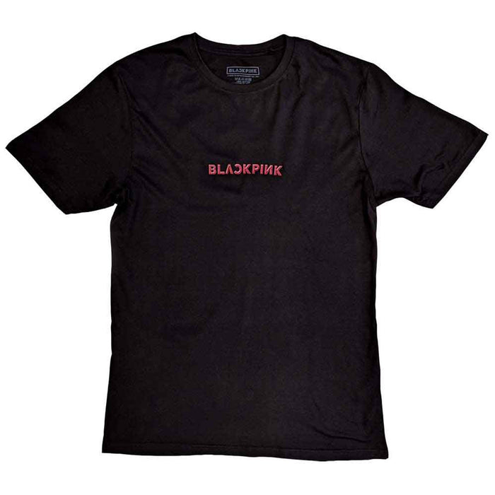 BLACKPINK Pink Venom Group Photo Black Small T-Shirt