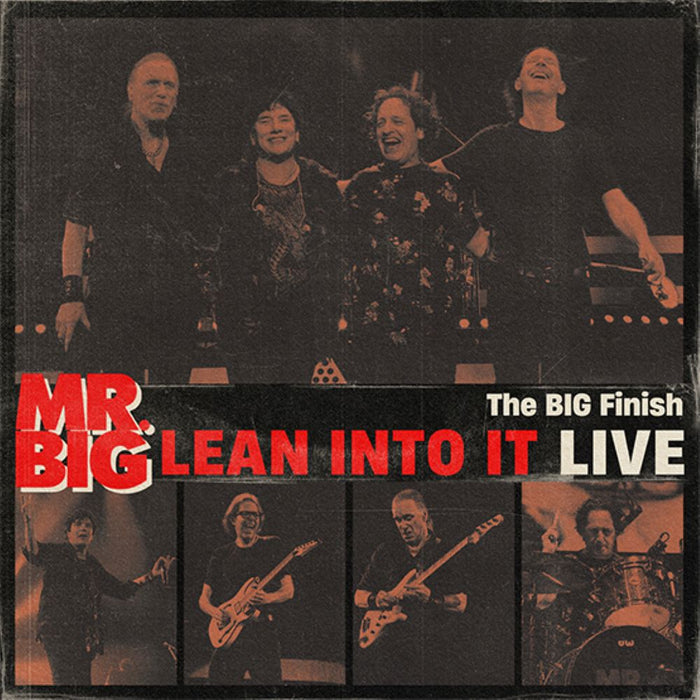 Mr. Big The Big Finish - Lean Into It Live Vinyl LP Black & Red Splatter Colour RSD 2024