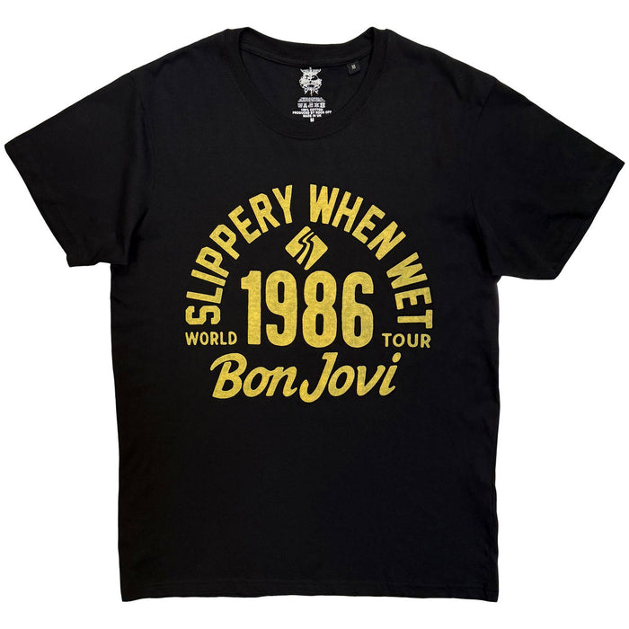 Bon Jovi 1986 World Tour Black X-Large T-Shirt