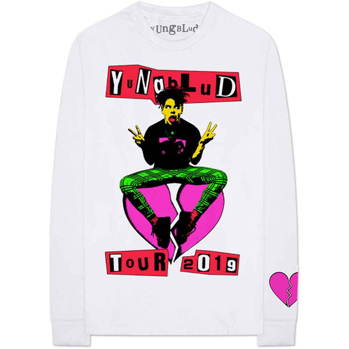 Yungblud Tour White Small Long Sleeve T-Shirt