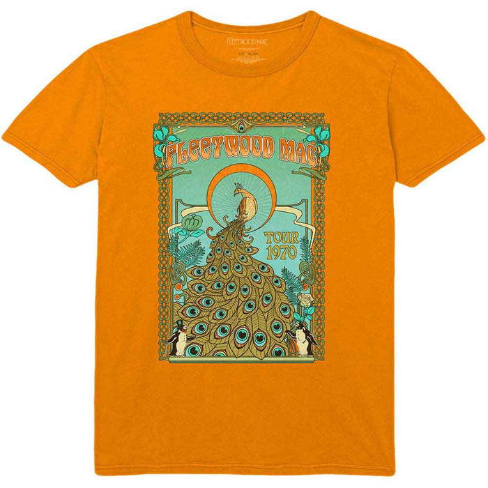 Fleetwood Mac Peacock Orange Small T-Shirt