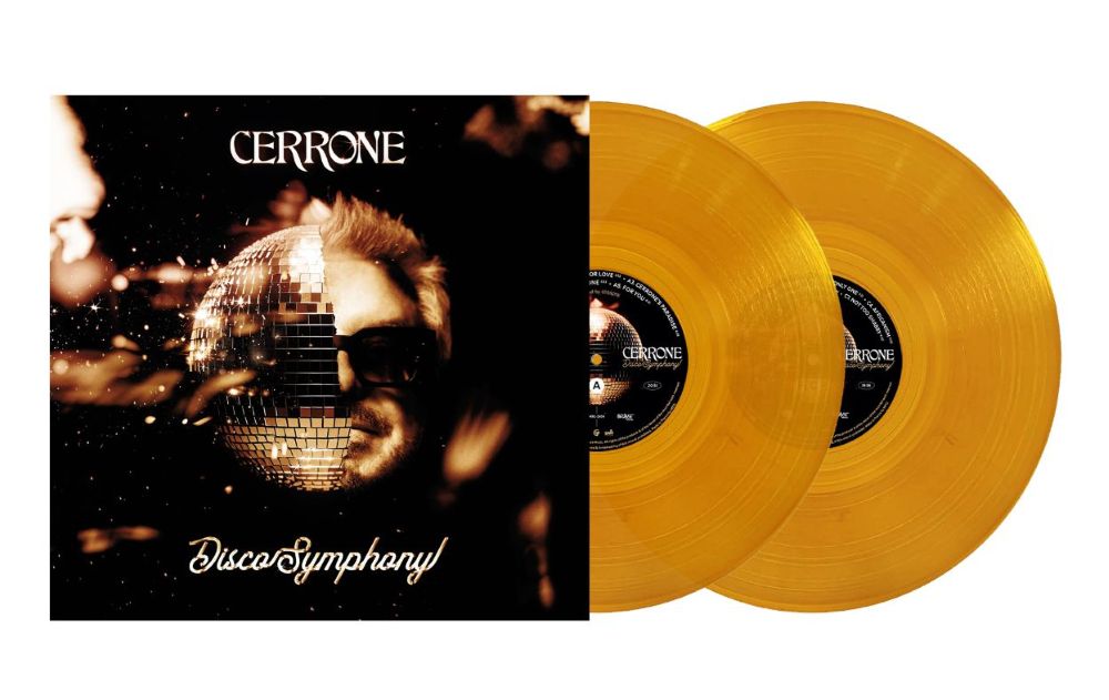 Cerrone Disco Symphony Vinyl LP Amber Crystal Clear Colour Due Out 21/02/25