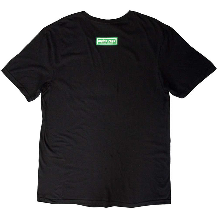 Oasis Maine Road Football Pitch Black Small T-Shirt
