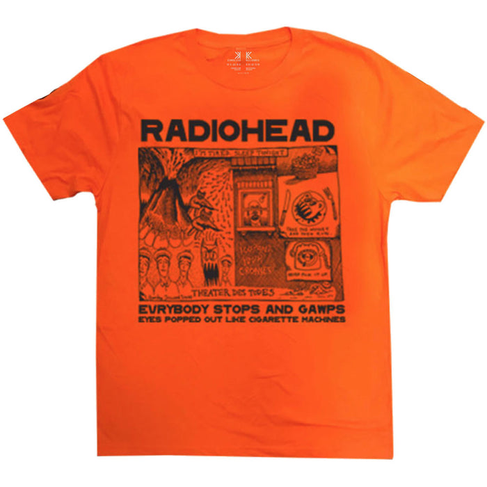 Radiohead Gawps Orange X-Large T-Shirt