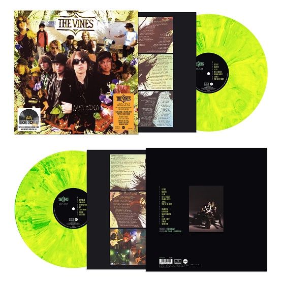 The Vines Melodia Vinyl LP Translucent Yellow & Green Colour 2021