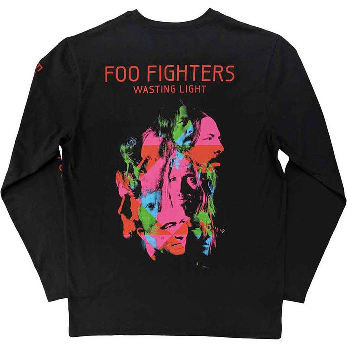 Foo Fighters Wasting Light Black Long Sleeve Small T-Shirt