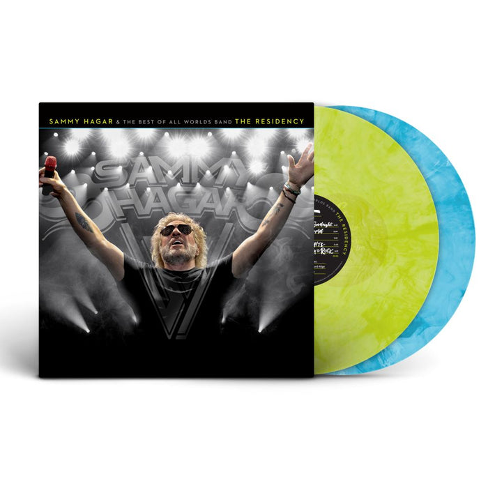 Sammy Hagar & The Best of All Worlds Band: The Residency Vinyl LP Yellow Green & Blue Colour 2025