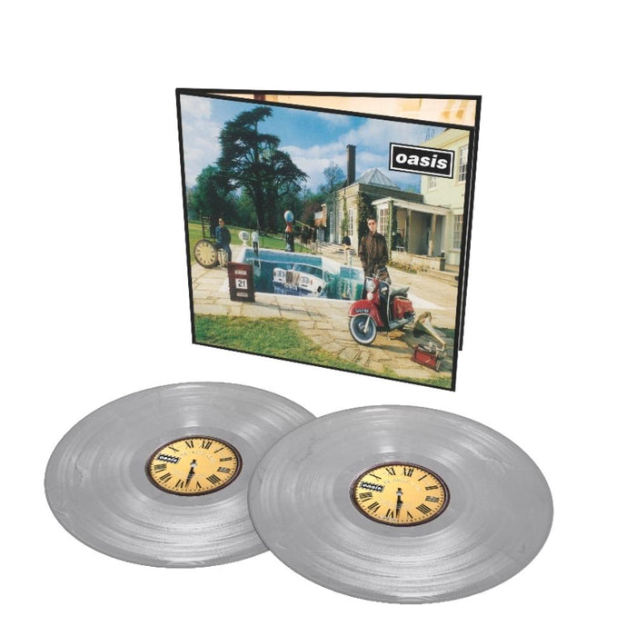 Oasis Be Here Now Vinyl LP 25th Anniversary Silver Colour Remaster 2022